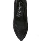 Clarisse Diamante Faux Suede High Heeled Pumps
