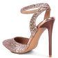 Cloriss Diamante Embellished Glitter High Heels