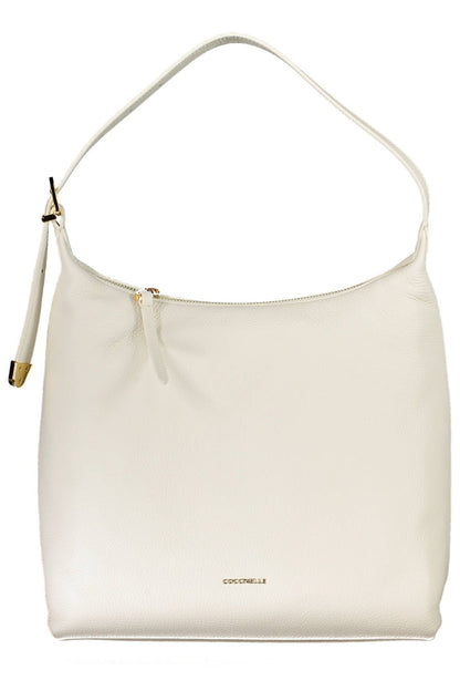 Coccinelle White Leather Handbag - Walbiz.com