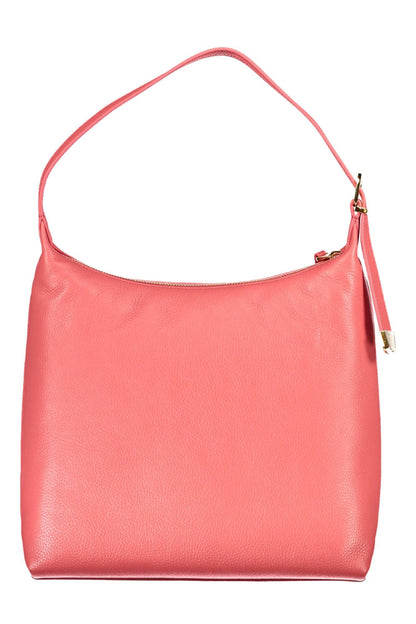 Coccinelle Pink Leather Handbag - Walbiz.com