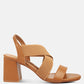 Comfortable Straps Block Heel Sandals