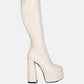 Coraline High Block Heeled Calf Boots