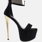 Cosmo Girl Metal Band High Heeled Sandals