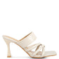 Chiri Criss Cross Strap Spool Heel Sandals