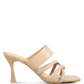 Chiri Criss Cross Strap Spool Heel Sandals