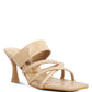 Chiri Criss Cross Strap Spool Heel Sandals