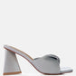 Cupid Kiss Pleated Twist Strap Sandals