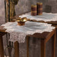 Crown Napkin Set, Table Cover, Doily, Candle Scape, 2PC
