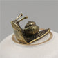Brass Tea Pet Snail Decoration Pure Copper Paperweight Solid Core To