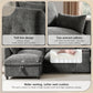 142'' Modular Sectional Sofa with Movable Storage Ottoman and