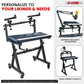 5Core 2 Tier Keyboard Stand Z Style Adjustable Electric Piano Riser