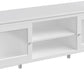 TV Stand - 55-Inch Storage Cabinet with 2 Cubbies and 2 Shelves -