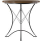 Adele - 3 Piece Dining Set With Round Counter Table - Dark Brown