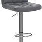 Bar Stools Set of 2, PU Leather Swivel Bar Stools with Backrest,