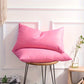 Set of 2 Brushed Solid Pillow Covers No Inserts