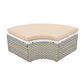 Patio Furniture Round Outdoor Sectional Sofa Set Rattan Daybed