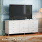 9 Drawer Dresser and TV Stand for Large Storage