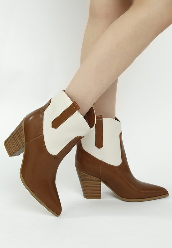 Gallops Two Tone Cowboy Boots