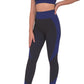 Trois Seamless Legging - Black with Navy