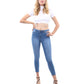 Talus High Waisted Skinny Jeans - Blue