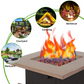 28inch Outdoor Gas Fire Pit Table Outdside Propane Patio Firetable