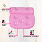 Pink Bathtub Pillow Bath Pillow with Anti-Slip Suction Cups 4D Mesh