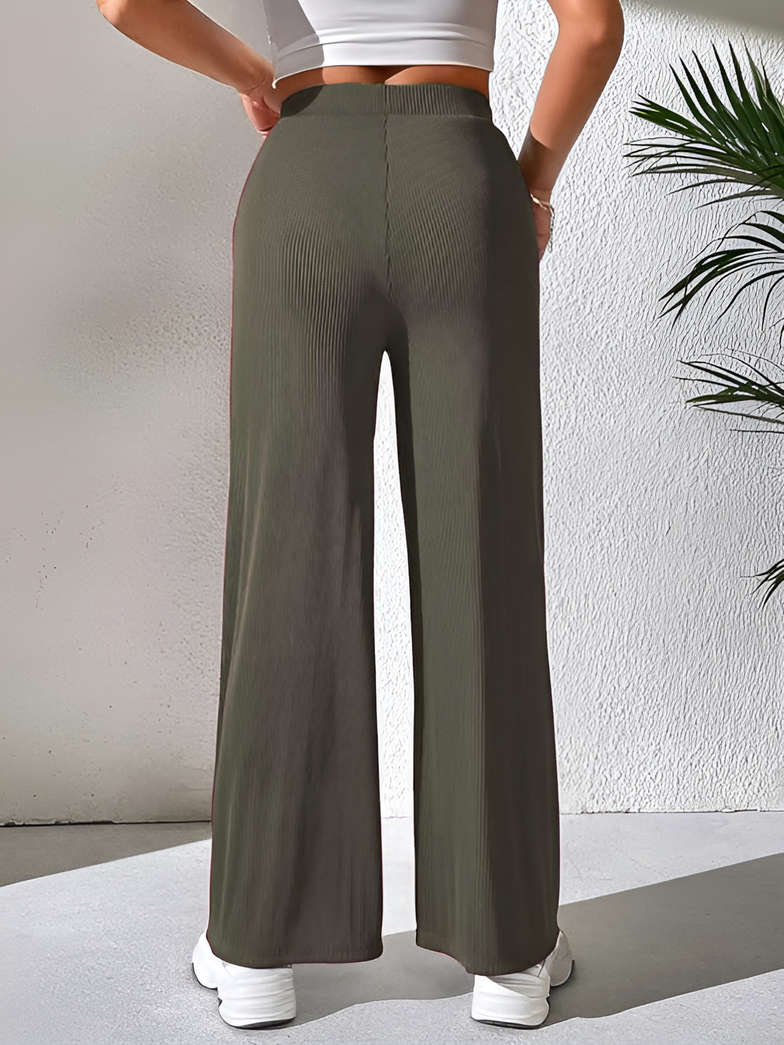 Women Korean Trousers | Women High-Waisted Trousers | KOREAN-COCO-L