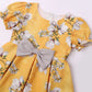 Girl's Satin Floral Printed Frock 2-3-YEARS