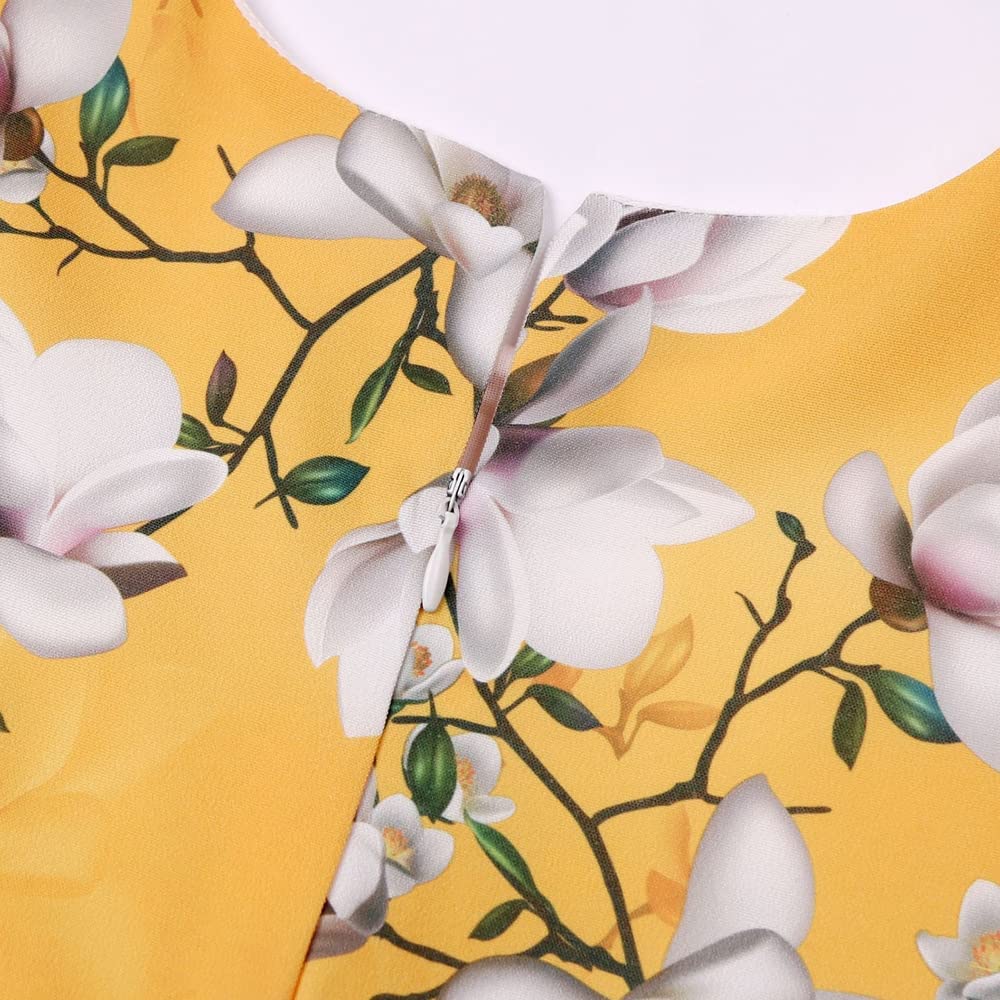 Girl's Satin Floral Printed Frock 1-2-YEARS