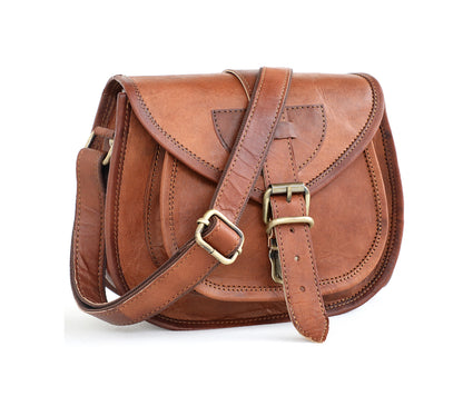 Genuine Leather Small Crossbody Purses Satchel for Ladies Handbags