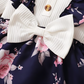 Girl's Lycra Floral Printed Frock Dress 3-4 Years