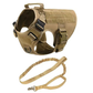 Fast Shipping Military Dog Tactical Harness and Leash Set