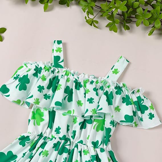 Girl's Lycra Floral Printed Frock Dress for Girls 2-3-YEARS