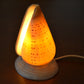 Spotted Orange Cone Sea Shell Table Lamp
