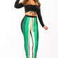Casual Leggings And Matching Off Shoulder Top Outfit Set HUNTER