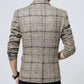 Mens Mix Plaid Blazer