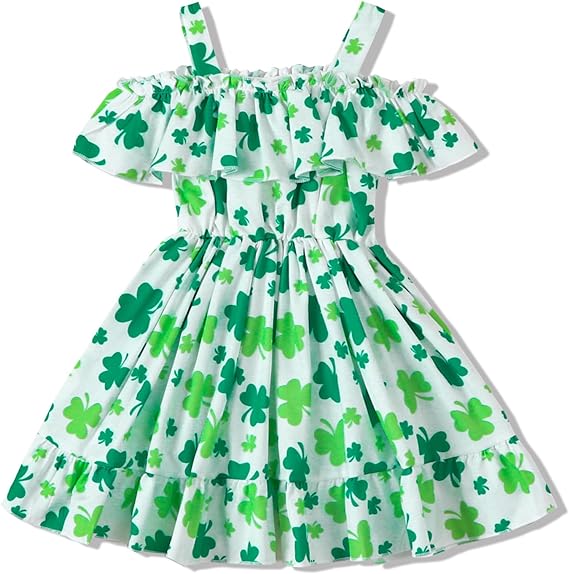 Girl's Lycra Floral Printed Frock Dress for Girls 2-3-YEARS