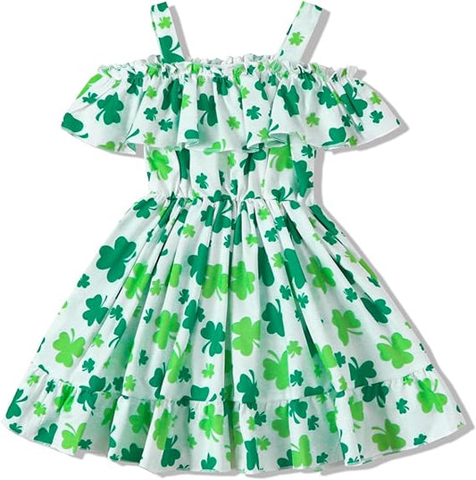 Girl's Lycra Floral Printed Frock Dress for Girls 2-3-YEARS