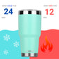 DRINCO® 30oz Insulated Tumbler Spill Proof Lid w/2 Straws (Teal)