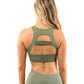 Huntington Sports Bra - Olive Green