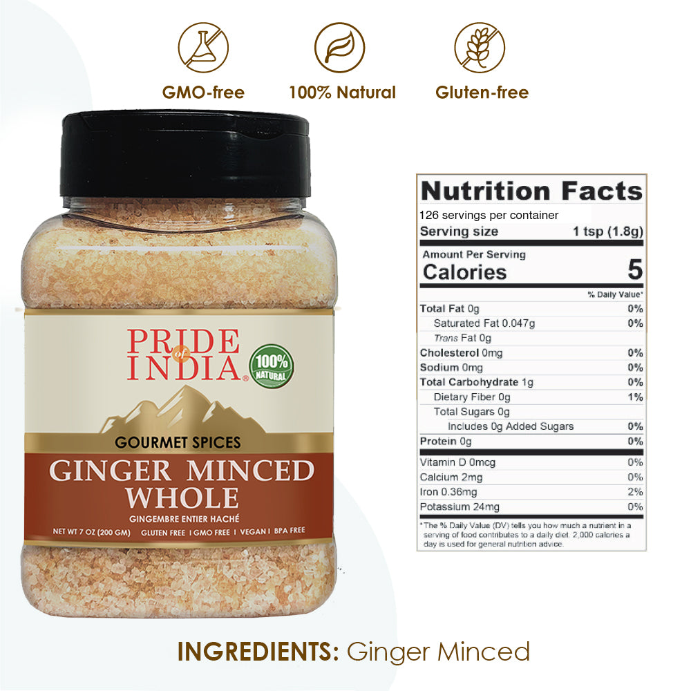 Ginger Minced Whole - 7 oz