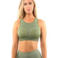 Huntington Set - Leggings & Sports Bra - Olive Green