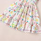 Girl's Lycra Floral Printed Frock Dress for Girls 4-5-YEARS