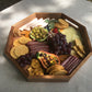 Octagon Wood Charcuterie/Serving Tray 17"