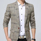 Mens Mix Plaid Blazer