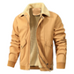 Men's Fashion Casual Fleece-lined Washed Coat