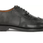 Pure Leather Look Brogues Shoes For Men(Color-Black)(UK Size-6)