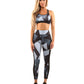Bondi Set - Leggings & Sports Bra - Black/Grey
