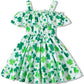 Girl's Lycra Floral Printed Frock Dress for Girls 4-5-YEARS