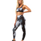 Bondi Set - Leggings & Sports Bra - Black/Grey